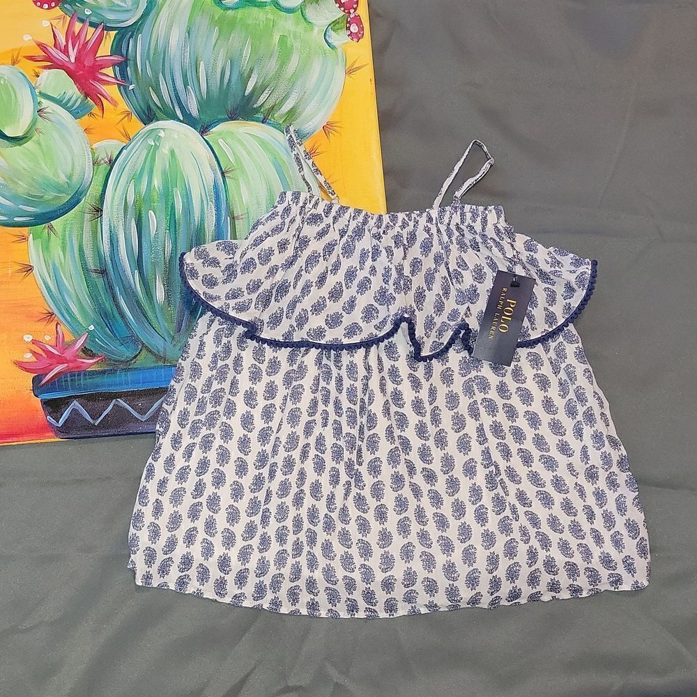 New Polo Ralph Lauren Bohemian Toddler Dress Size 2 2T
